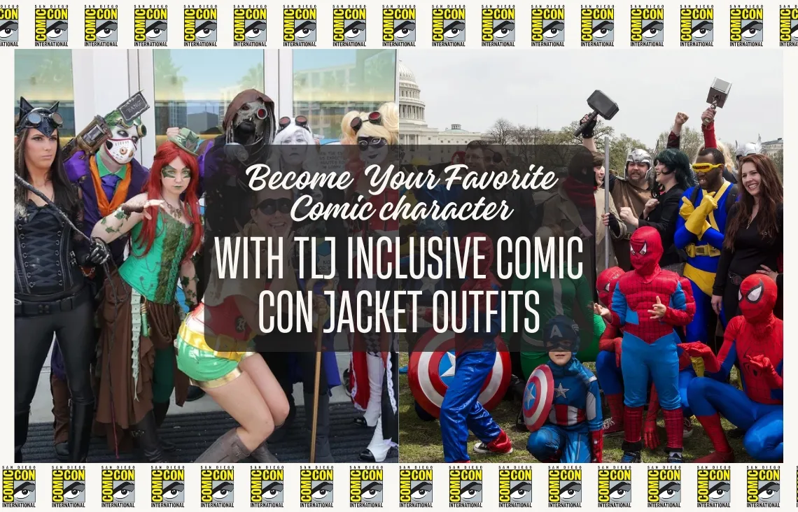 Trendy Leather Jackets - Inclusive Comic Con Jackets For All Body Types 2024