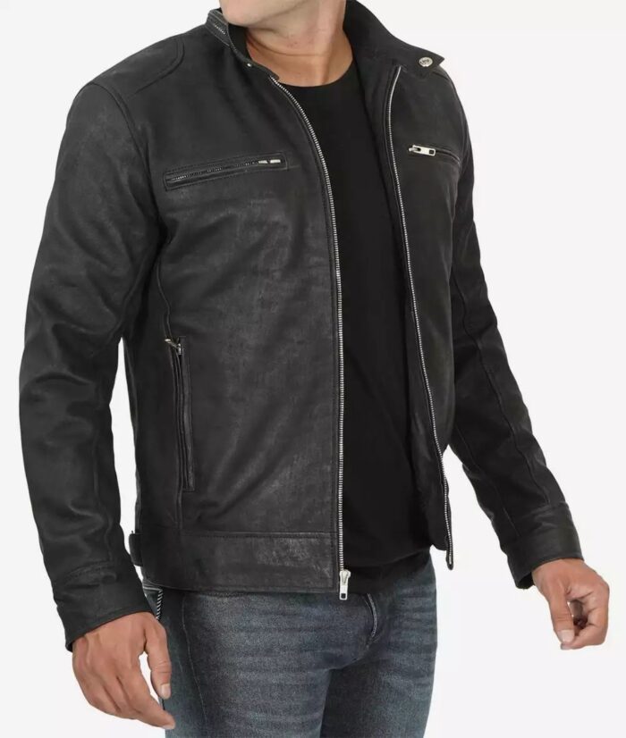 Snuff Leather Racer Jacket 3