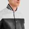 Trendy Bomber Leather Jacket 7