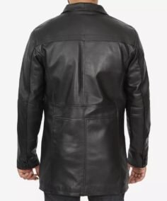 Bristol Mens Black Leather Back