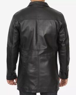 Bristol Mens Black Leather Back