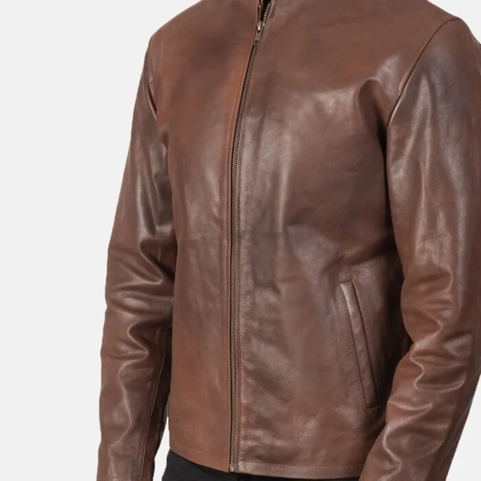 Trendy Leather Biker Jacket 13