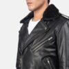 Trendy Leather Biker Jacket 17