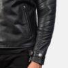 Trendy Leather Biker Jacket 3 4