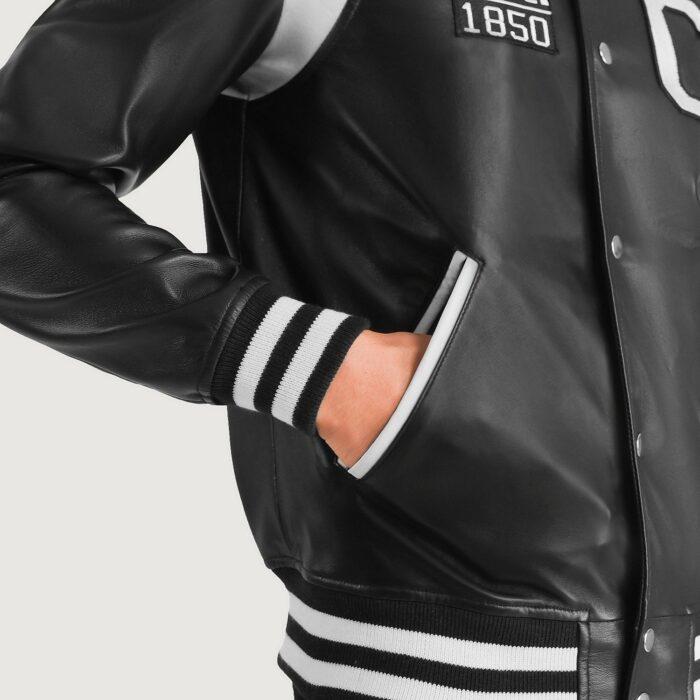 Trendy Leather Varsity Jacket 16