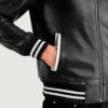 Trendy Leather Varsity Jacket 2