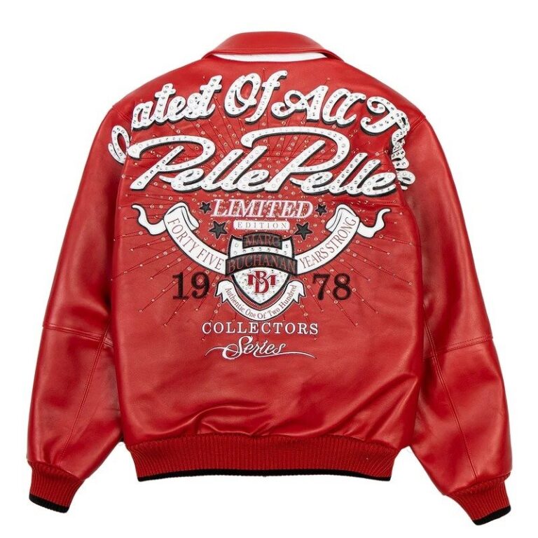 Pelle Pelle Red Greatest Of All Time Jacket Back