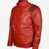 Akira Kaneda Red Leather Jacket Sec Side