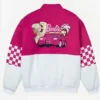 Barbie Pink Racer Jacket Back