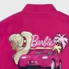 Barbie Pink Racer Jacket Back Close