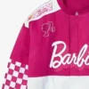 Barbie Pink Racer Jacket Front Close