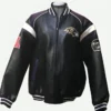 Bartolemo-Baltimore-Ravens-NFL-Bomber-Leather-Jacket