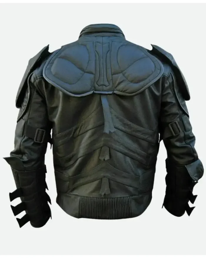 Batman Leather Motorcycle Jacket Back