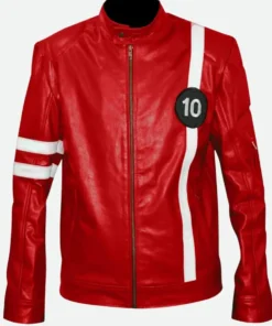 Ben 10 Leather Jacket Red