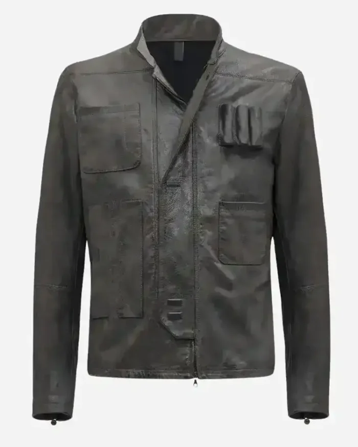Black Han Solo Star Wars Leather Jacket