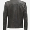 Black Han Solo Star Wars Leather Jacket Back
