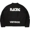 Black Supreme Vanson Leathers Cordura Jacket Back