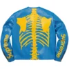 Blue Vanson Supreme Skeleton Jacket Back