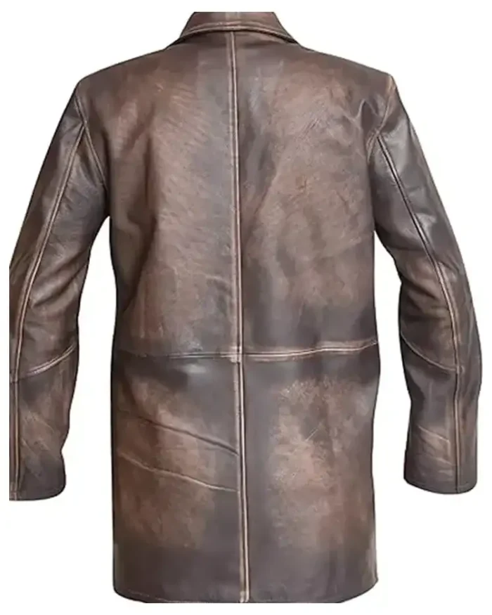 Dean Winchester Supernatural Brown Leather Jacket Back