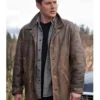 Dean Winchester Supernatural Brown Leather Jacket Front