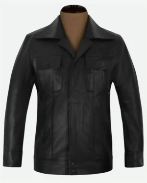 Elvis Presley Black Leather Suit