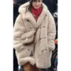 Emily In Paris S04 Lily Collins Shearling Jacket