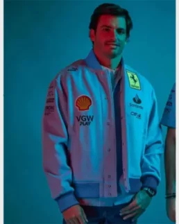 Ferrari Blue Miami Grand Prix Jacket Front V2