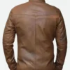 Finn Star Wars Leather Jacket Back