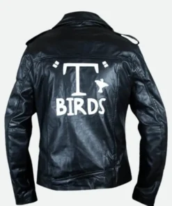 Grease T Birds Leather Jacket Back