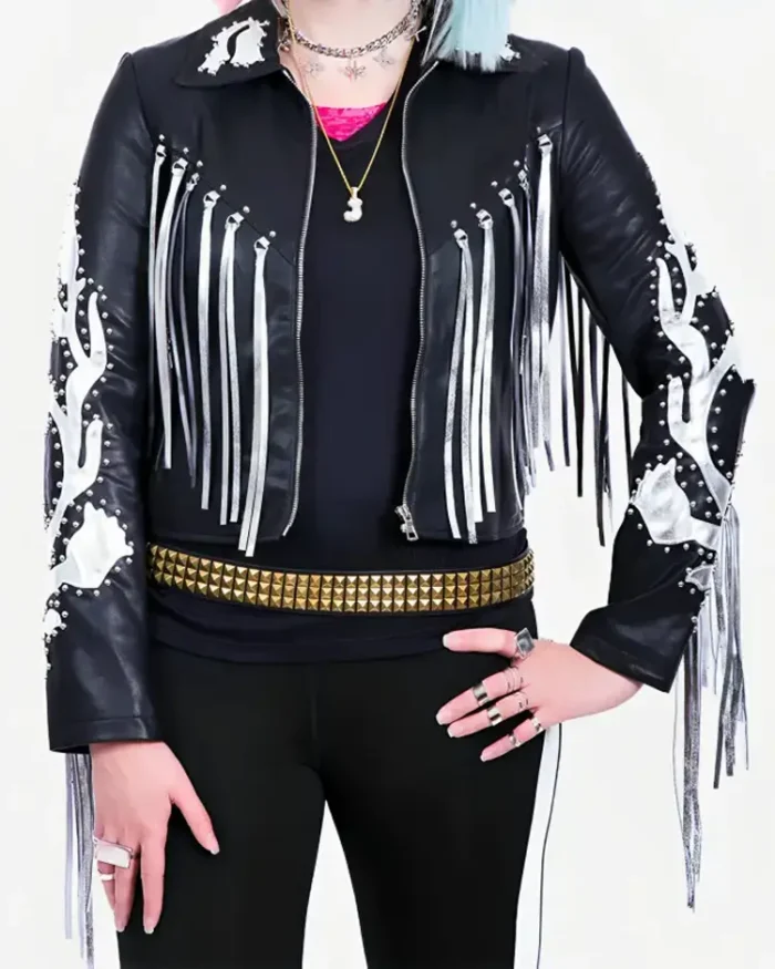 Harley Quinn Birds Of Prey Fringe Leather Jacket