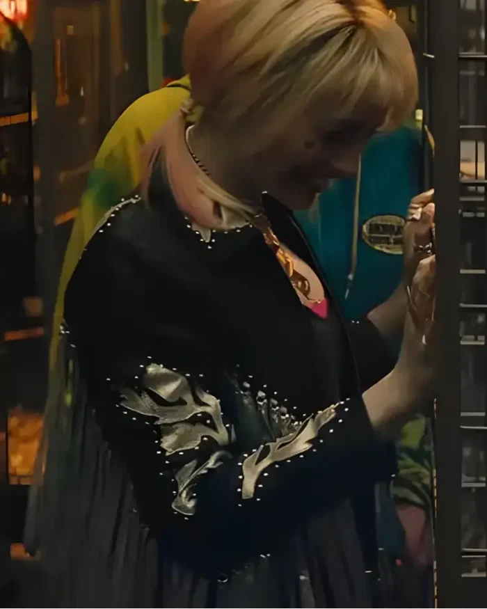 Harley Quinn in Birds Of Prey Fringe Leather Jacket