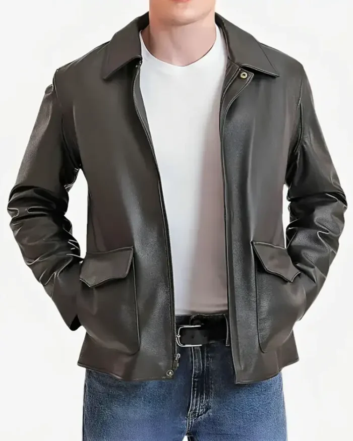Indiana Jones Leather Jacket Front