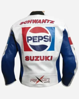 Kevin-Schwantz-Pepsi-Suzuki-Leather-Jacket-Back