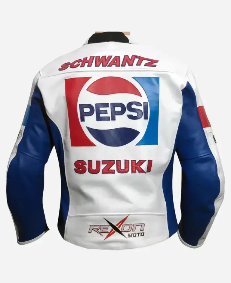 Kevin-Schwantz-Pepsi-Suzuki-Leather-Jacket-Back