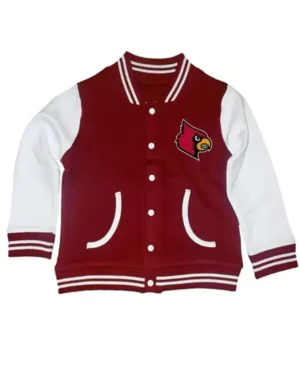 Louisville Cardinals Red Varsity Jacket Front