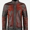 Red X Men Origins Wolverine Leather Jacket