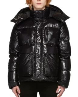 Shiny Hooded Puffer Jackets trendyleatherjackets
