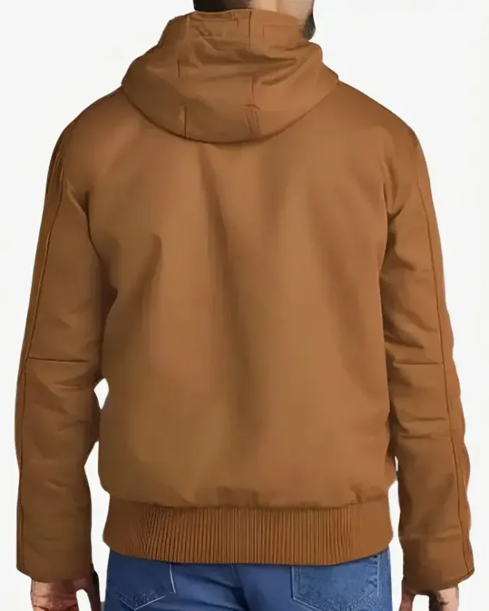 Shop-Fanum-Brown-Hooded-Jacket Back