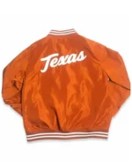 Texas Orange Bomber Jacket Back