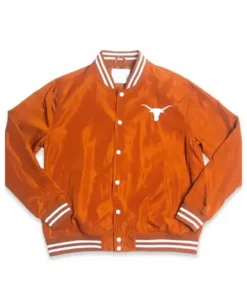 Texas Orange Bomber Jacket Front