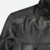 The Dark Knight Rises Bane Leather Jacket Collar Closure