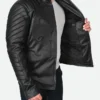Thomas Jane The Punisher Leather Jacket Right Side