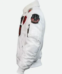 Top Gun White Flight Jacket