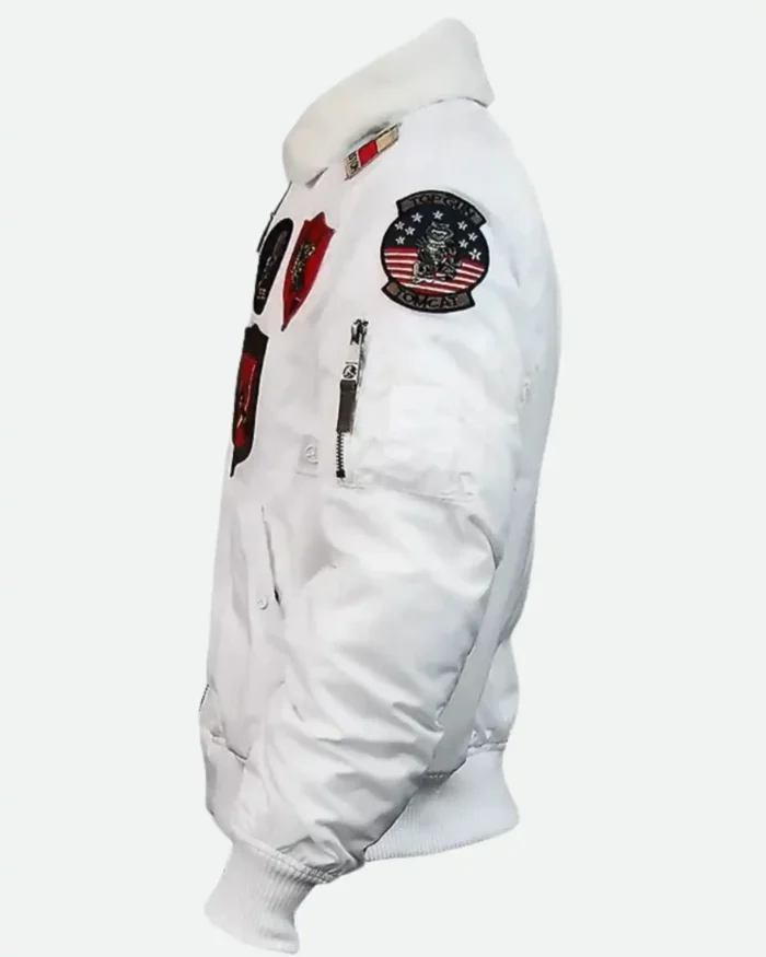 Top Gun White Flight Jacket