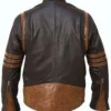 X - Men Origins Wolverine Leather Jacket Back