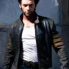 X - Men Origins Wolverine Leather Jacket Front