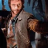 X - Men Origins Wolverine Leather Jacket Movie V4
