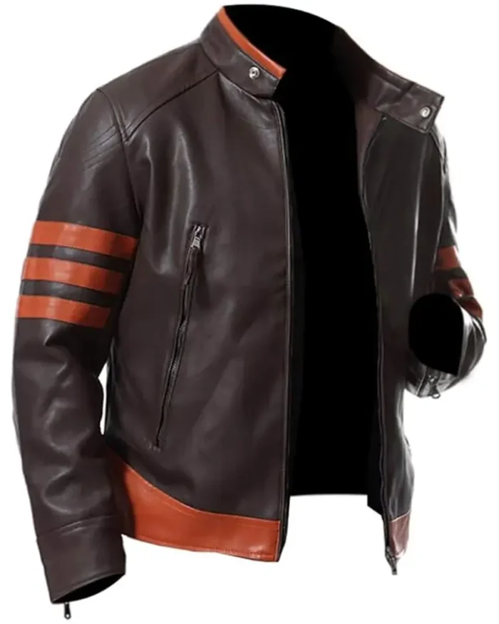 X Men Wolverine Leather Jacket Right Side