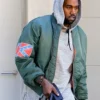 Kanye West Yeezus Leather Jacket Back Front2