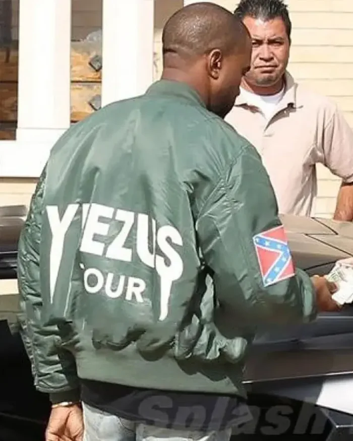 Kanye West Yeezus Leather Jacket Side